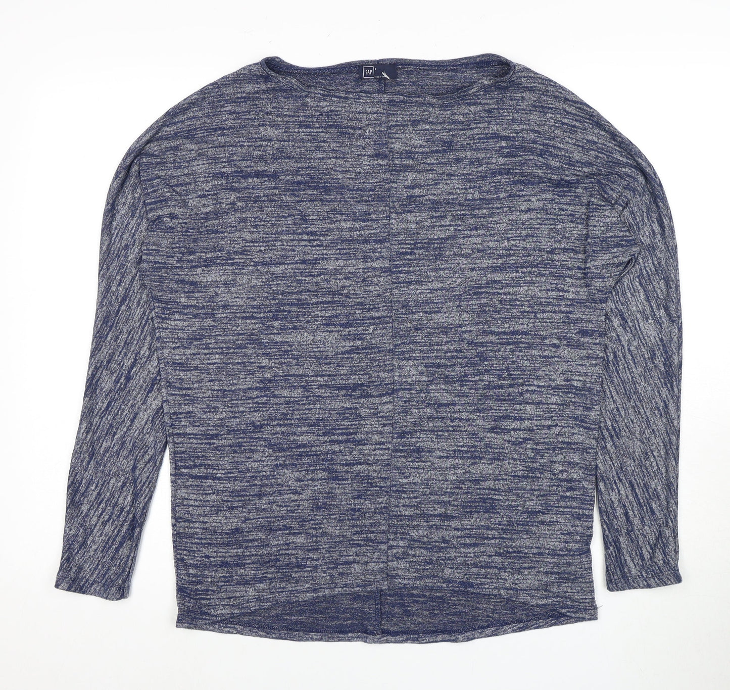 Gap Women’s Blue Long Sleeve Top - S, Jersey, Casual