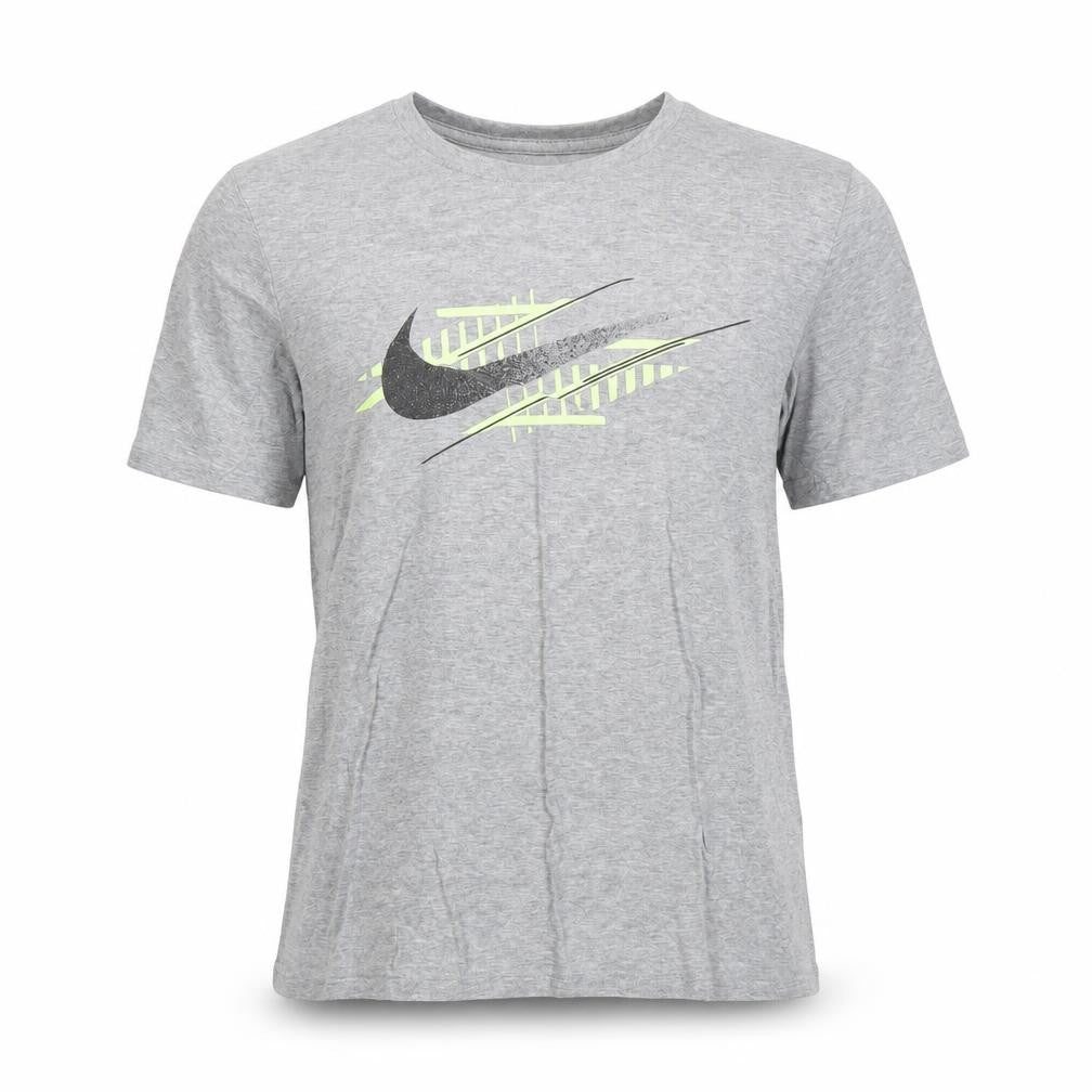 Nike Boys Grey S Athletic T-Shirt with Logo