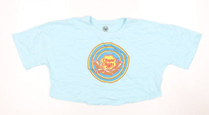 Chupa Womens Chups Blue Retro T-Shirt Size S