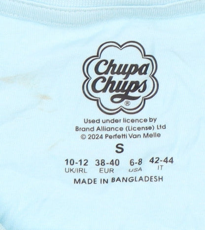 Chupa Womens Chups Blue Retro T-Shirt Size S