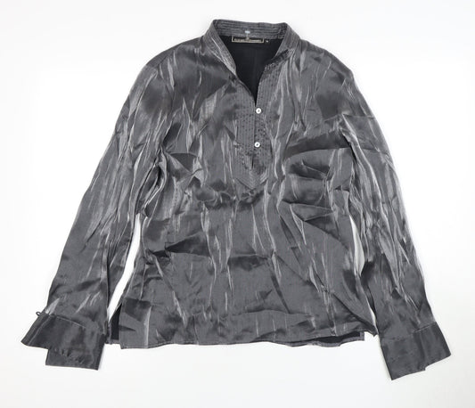 Elizabeth Emanuel Women's Black Blouse, Size 16