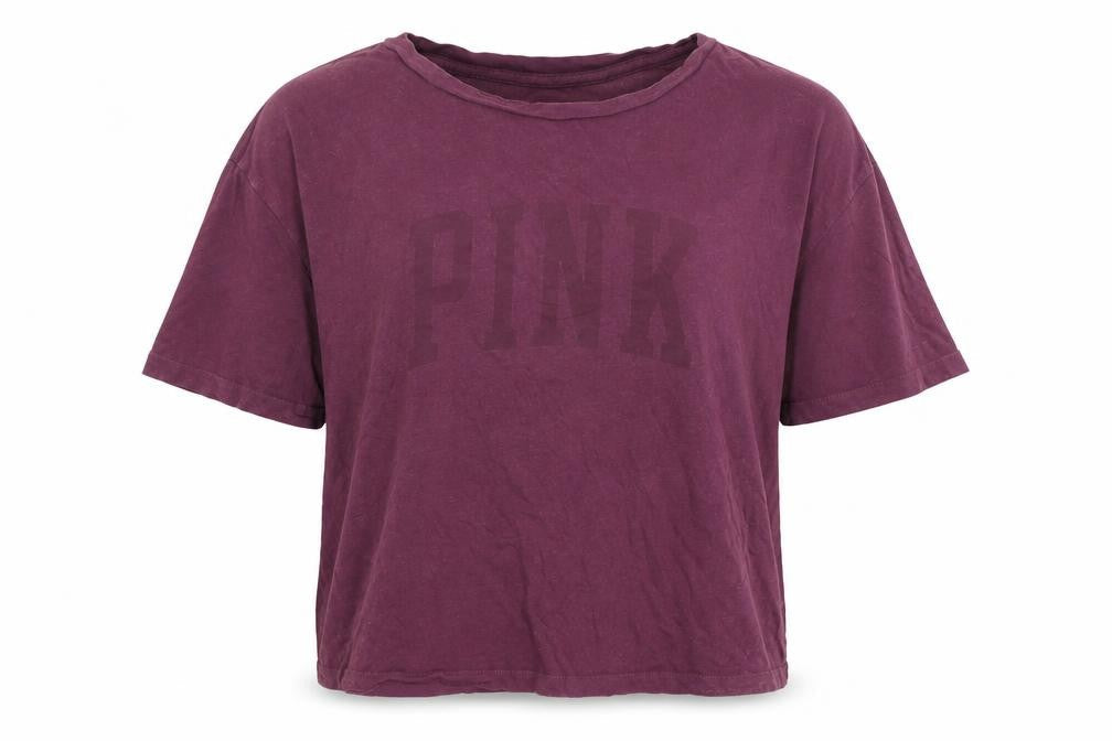 Victoria's Secret Women's Purple Relaxed T-Shirt Size S