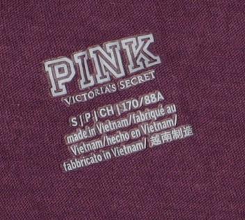 Victoria's Secret Women's Purple Relaxed T-Shirt Size S
