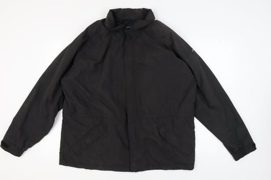 Decathlon Men's XL Black Basic Jacket Lined for Winter