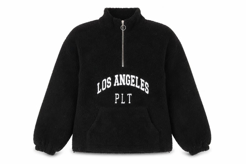 PrettyLittleThing Women's Black Logo Sweatshirt Size 12