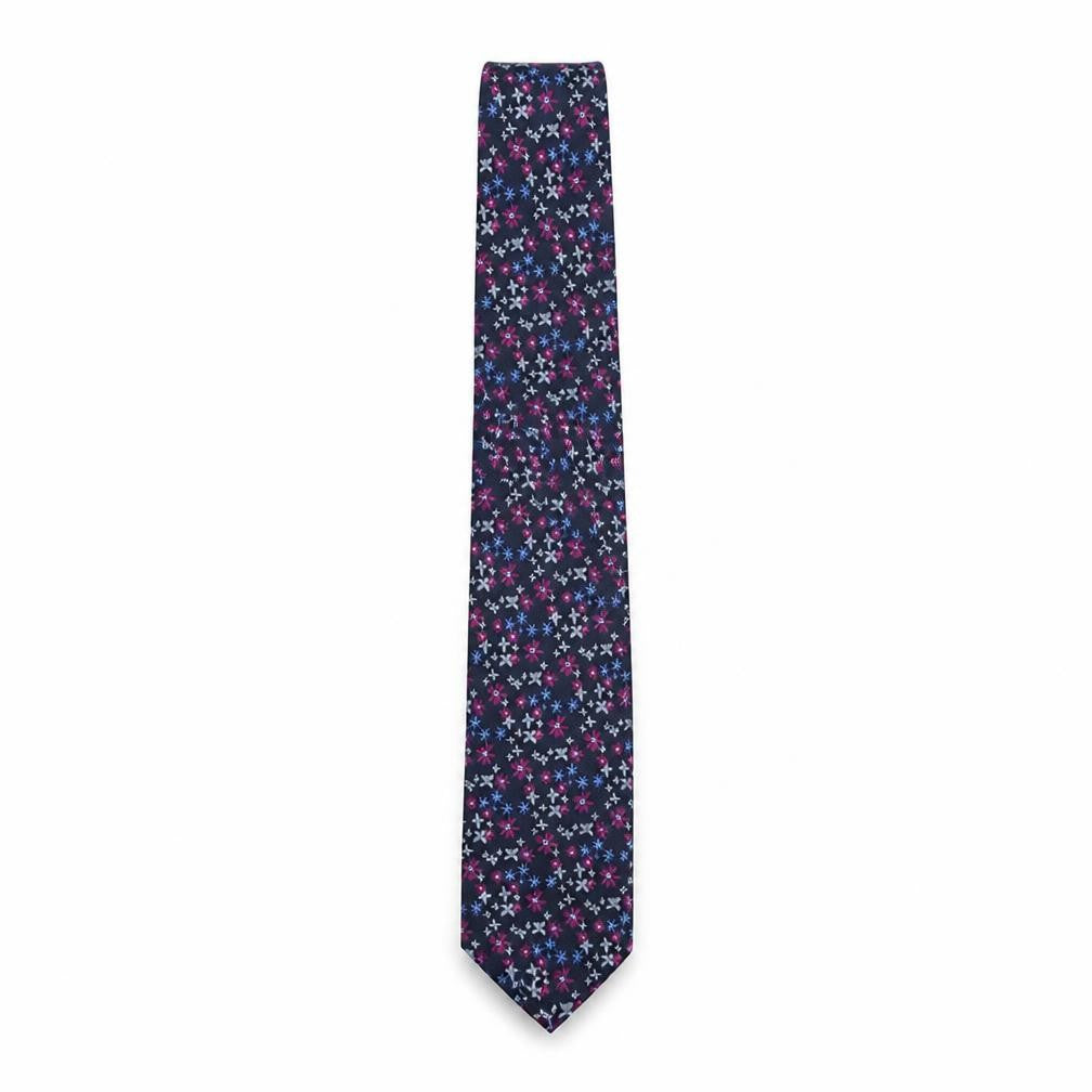 Marks & Spencer Men's Blue Floral Tie One Size
