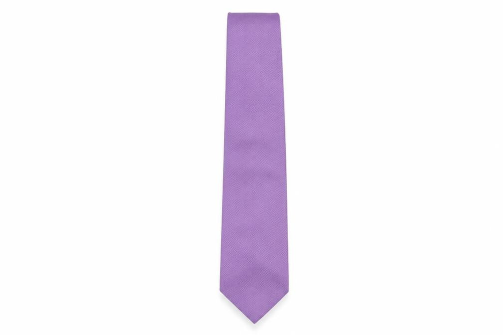 Thomas Nash Men's Purple Silk Tie