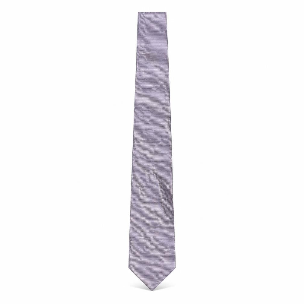 Sanpi Milano Men's Grey Striped Silk Tie One Size