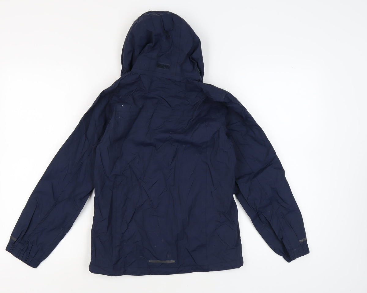 TOG24 Boys Blue Mid-Length Hooded Jacket 12-13 Years
