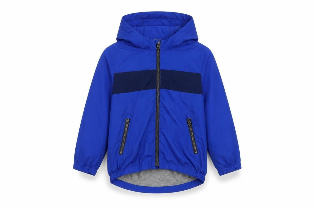 Gap Kids Blue Windbreaker Jacket for Boys, Size 4-5Y