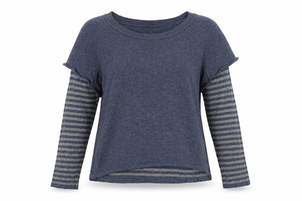 Roman Women's Blue Striped Pullover Jumper Size 16