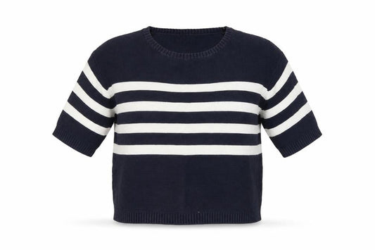 Next Women's Black & White Striped Pullover Jumper Size 12
