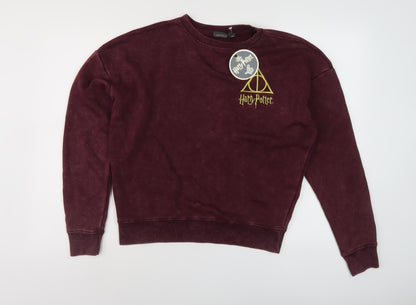 Harry Womens Potter Red Sweatshirt 10/12 Pullover