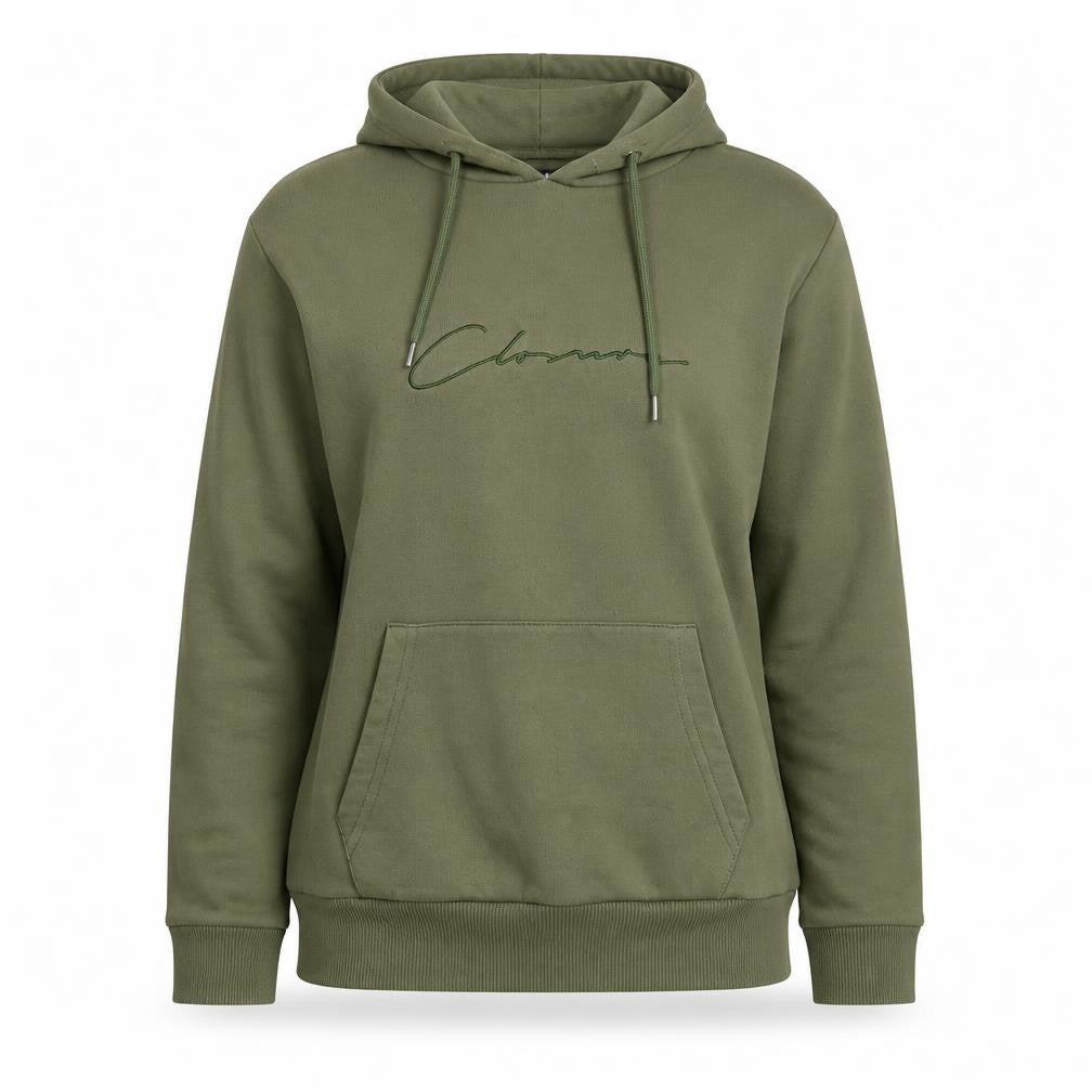 Closure London Unisex Green M Pullover Hoodie