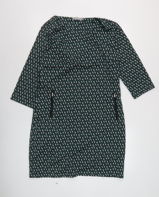 Fransa Women's Multicoloured Shift Dress Size 12