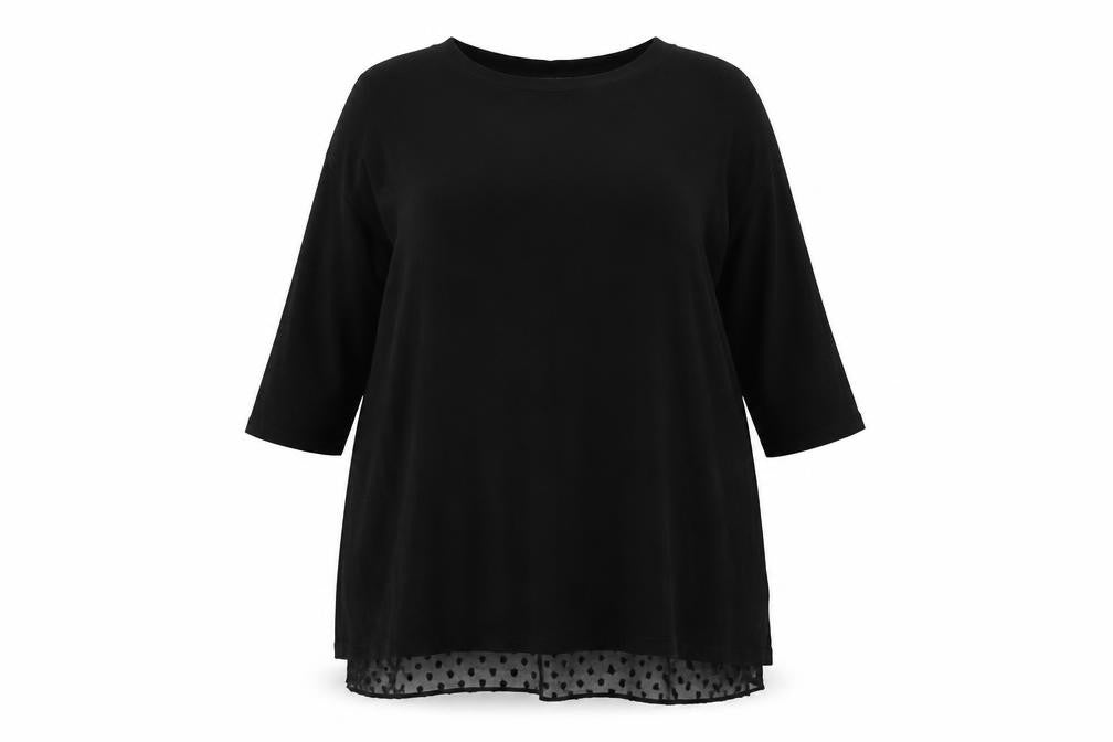 Phase Eight Black 10 Women's Top 3/4 Sleeve