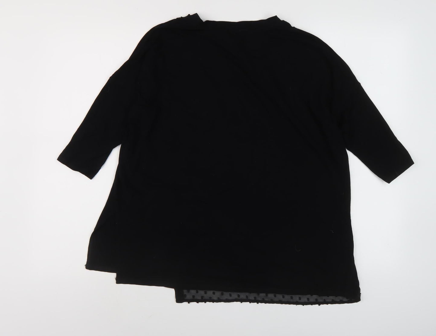 Phase Eight Black 10 Women's Top 3/4 Sleeve