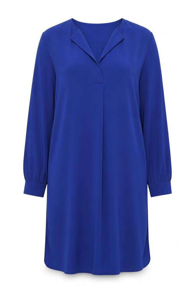 John Lewis Women's Blue Long Sleeve Dress Size 14