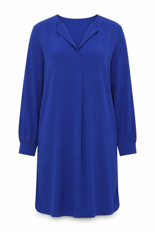John Lewis Women's Blue Long Sleeve Dress Size 14