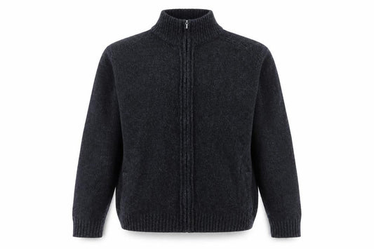 Marks & Spencer Men's Black XL Knit Zip Jacket
