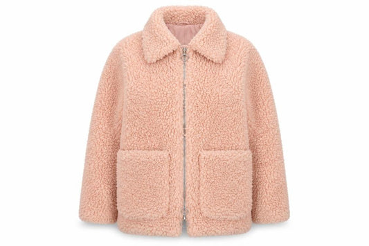 Topshop Women's Pink Basic Jacket Size 6