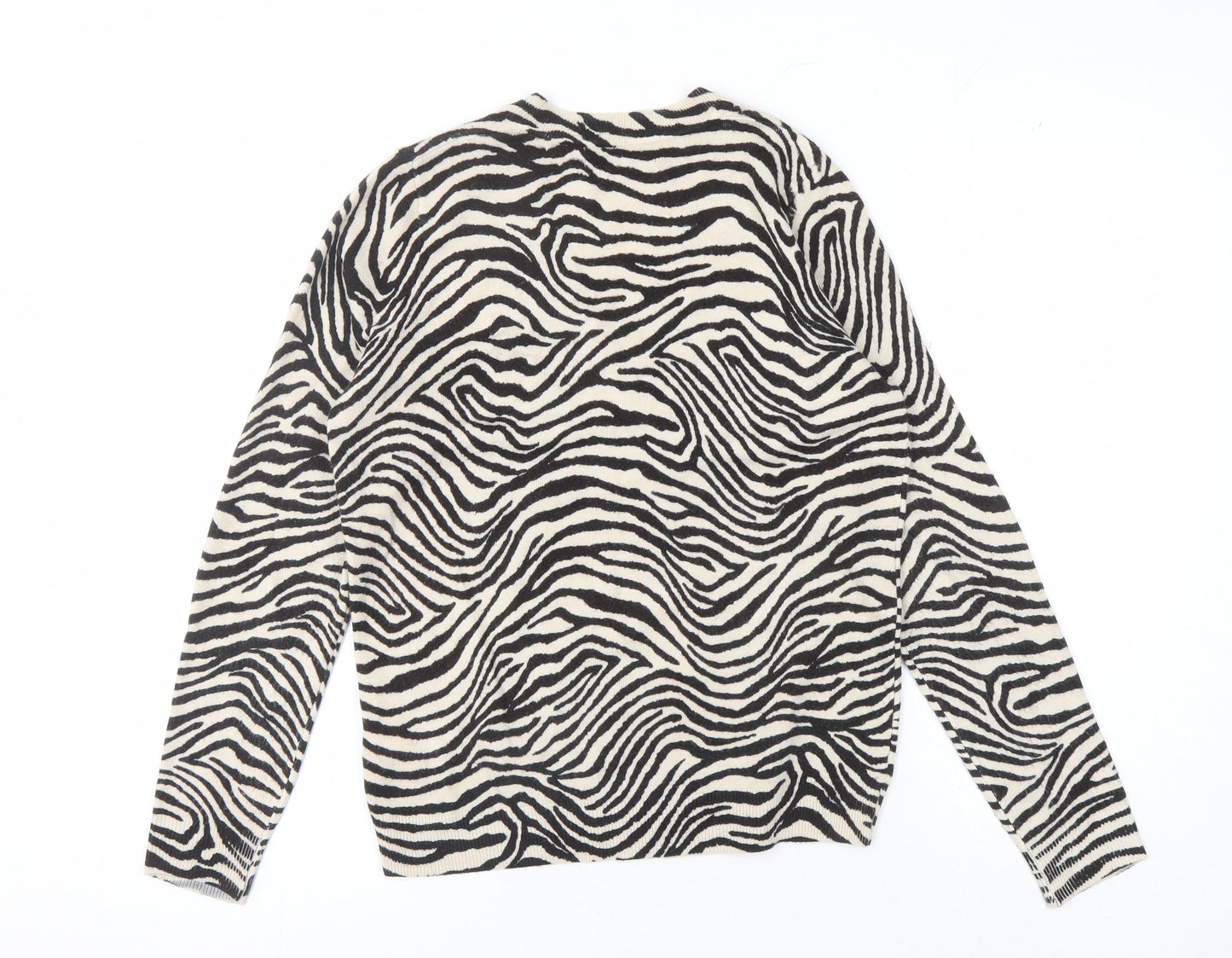 Marks and Spencer Women's Zebra Print Pullover Jumper, S