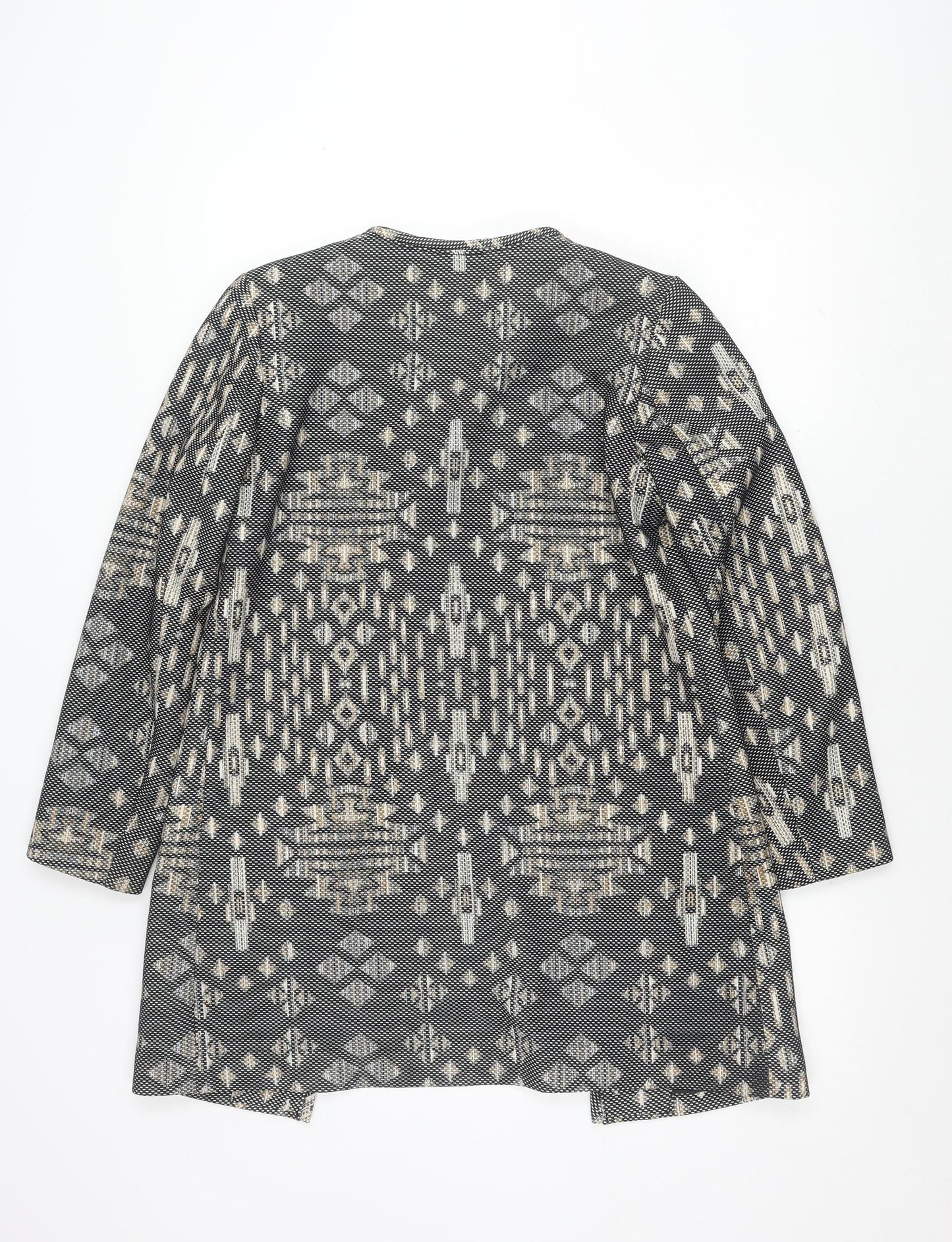 H&M Women’s Black Geometric Pattern Classic Jacket