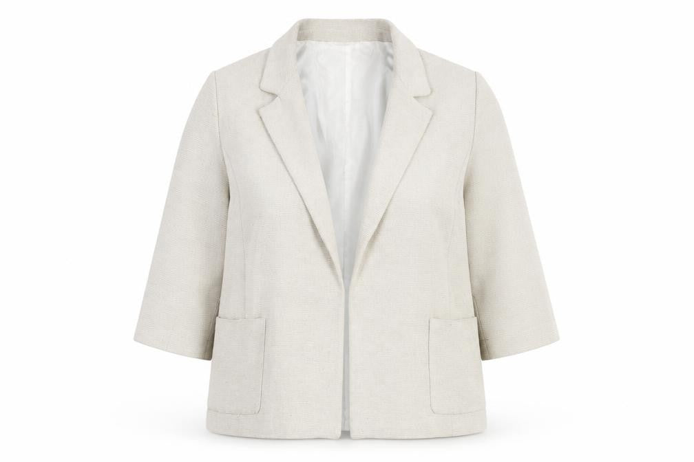 Zara Basic Women's Beige Mid-Length Blazer M