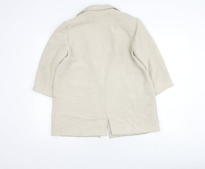 Zara Basic Women's Beige Mid-Length Blazer M