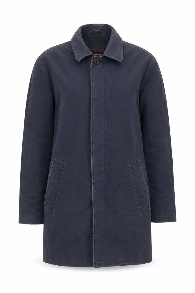 Common People Unisex Blue Cotton Jacket S