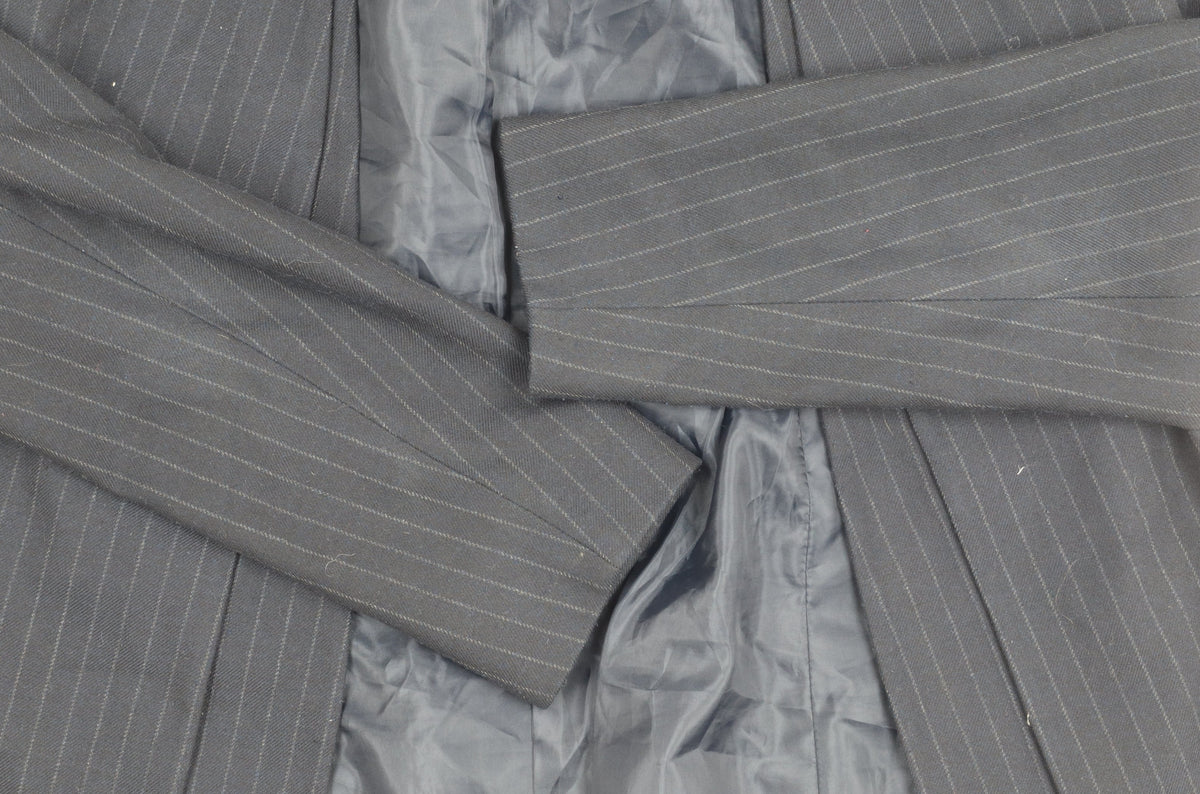 Next Women's Black Petite Pinstripe Blazer, Size 14