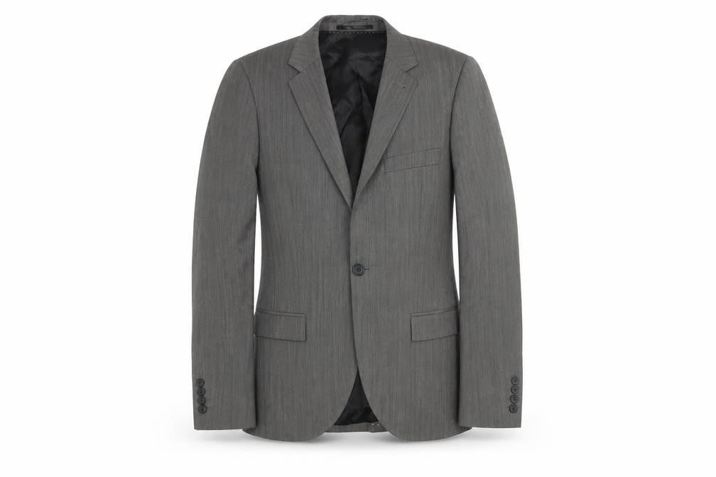 Topman Men's Grey Suit Jacket, Size 34