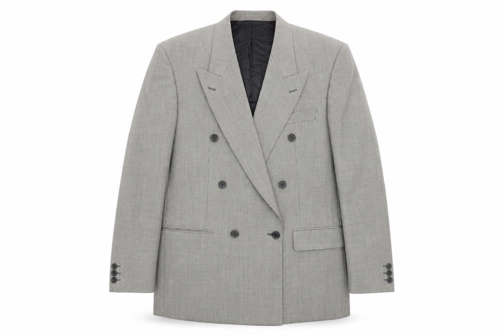St. Michael Men's Black & White Check Blazer, 40R