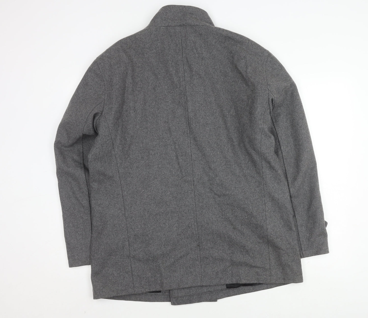 Peter Werth Men's Grey Pea Coat Size 4