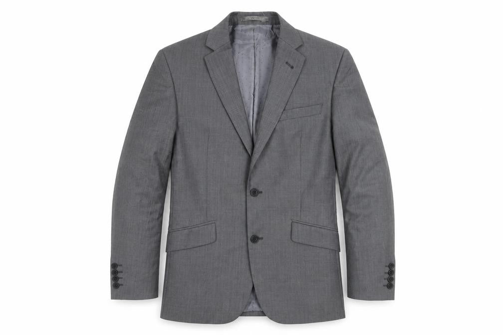 Jasper Conran Men's Grey Blazer 38 Regular Fit Wool Mix