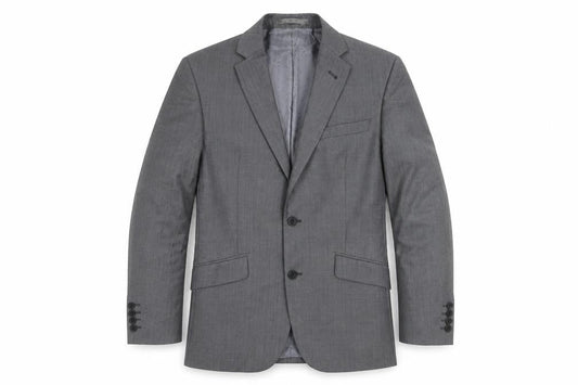 Jasper Conran Men's Grey Blazer 38 Regular Fit Wool Mix