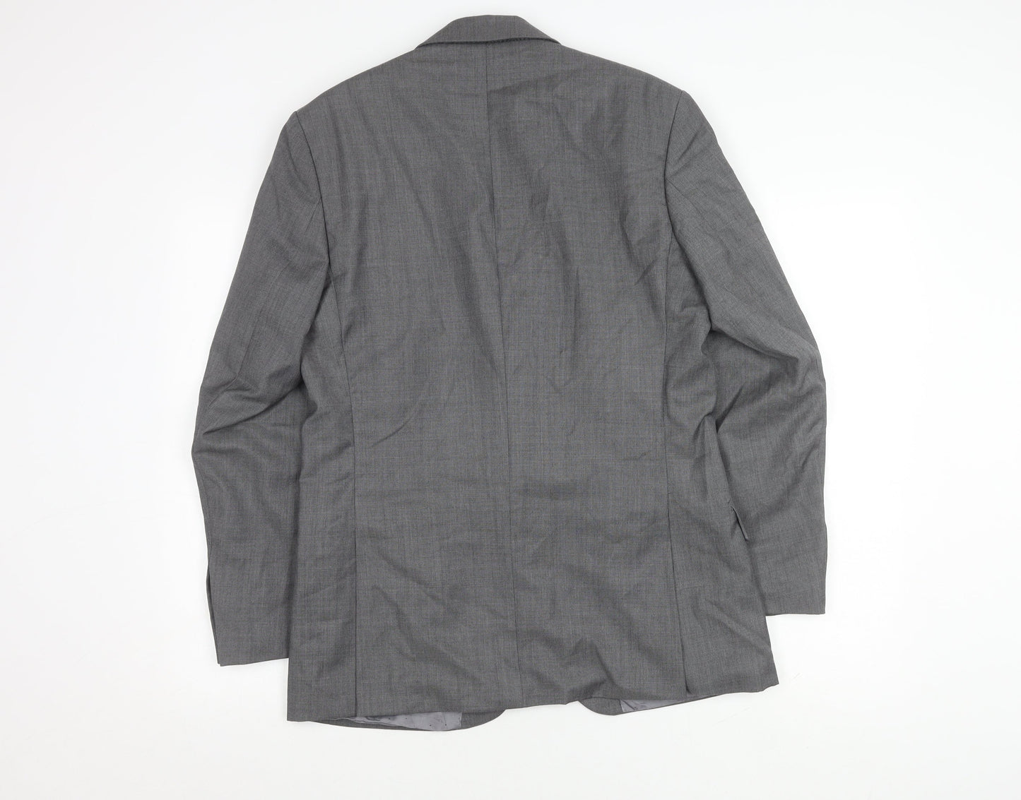 Jasper Conran Men's Grey Blazer 38 Regular Fit Wool Mix