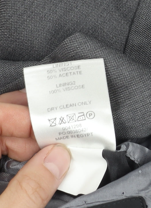 Jasper Conran Men's Grey Blazer 38 Regular Fit Wool Mix