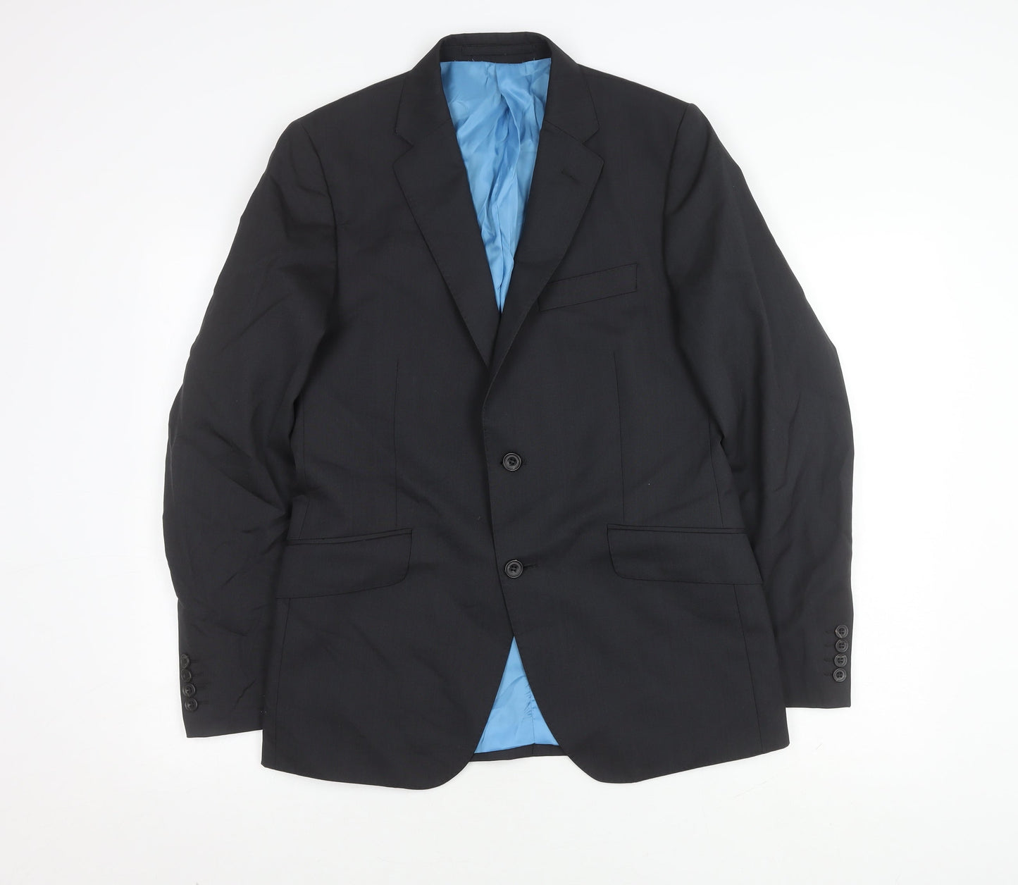 Marks and Spencer Men's Grey Blazer, 38R, Wool