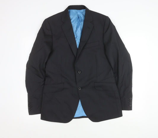 Marks and Spencer Men's Grey Blazer, 38R, Wool