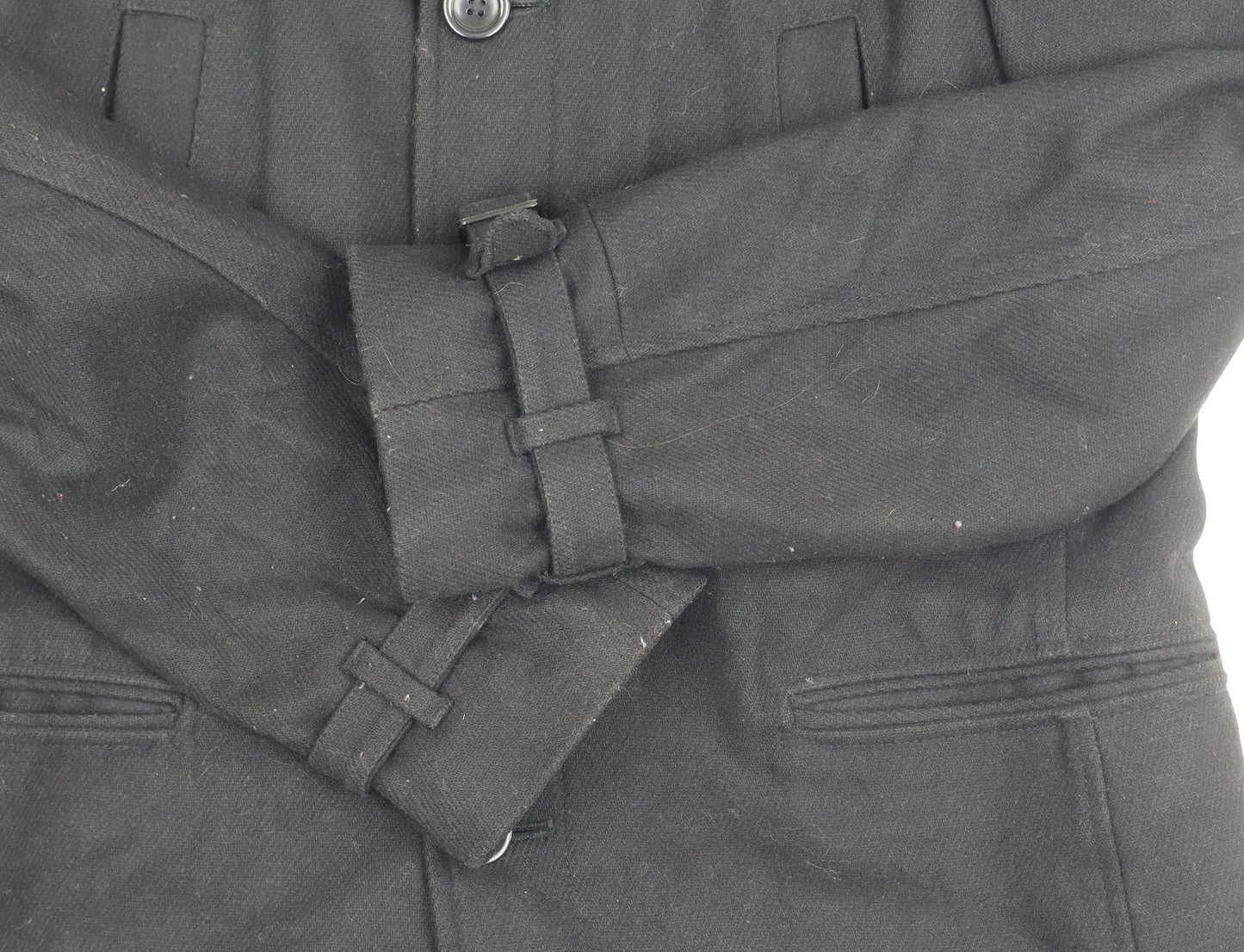Next Women’s Black Military Jacket M