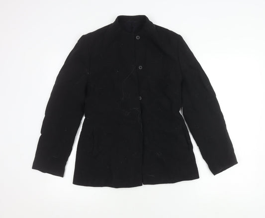 Next Women's Black Blazer, Size 10, Buttoned, Workwear