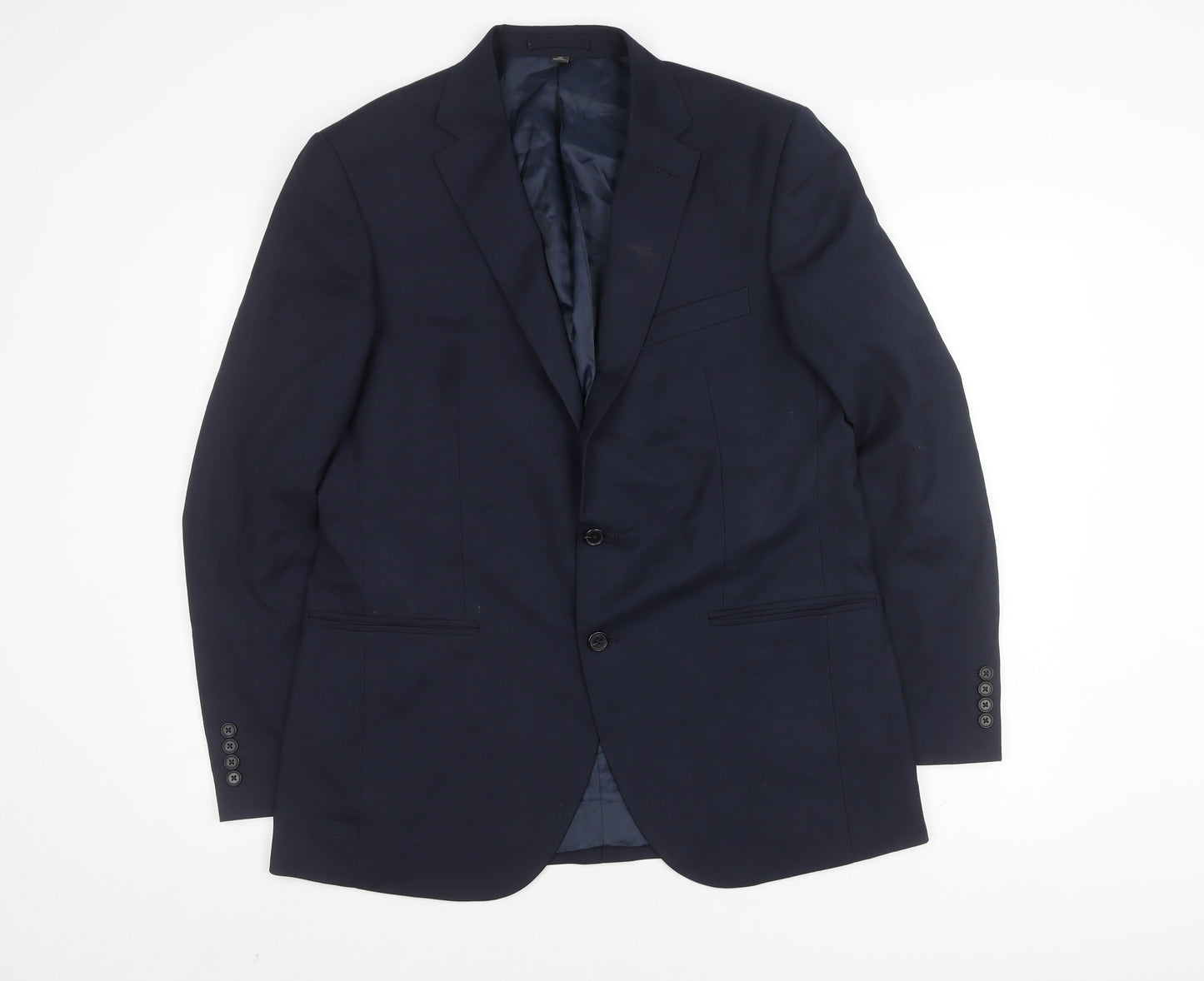 Marks and Spencer Men's Blue Blazer 42 Regular Fit