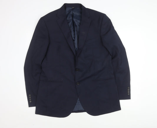 Marks and Spencer Men's Blue Blazer 42 Regular Fit