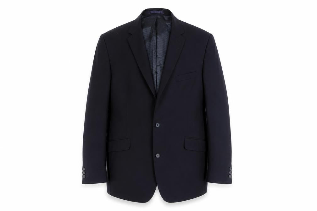 Pierre Cardin Mens Blue Wool Blazer, Size 44L