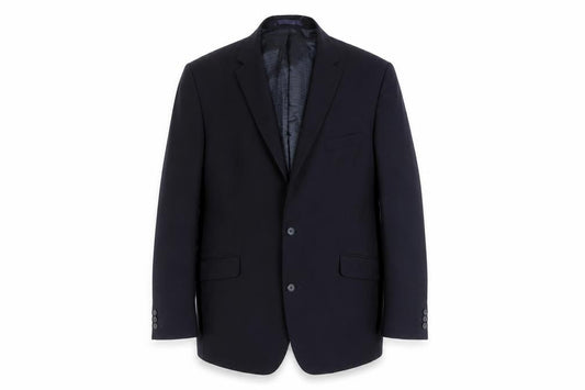Pierre Cardin Mens Blue Wool Blazer, Size 44L