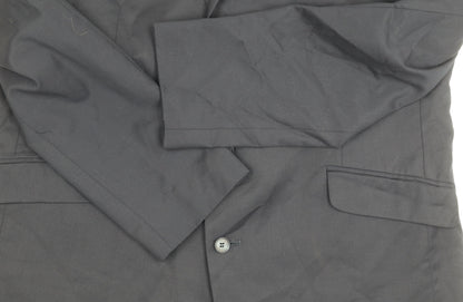 Pierre Cardin Mens Blue Wool Blazer, Size 44L