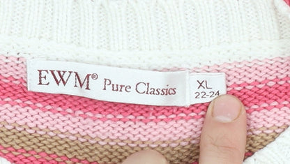 EWM Women's Multicoloured XL Pullover Jumper