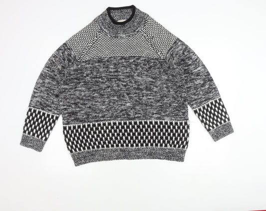 Marks and Spencer Women's Acrylic Jumper Black Size 20
