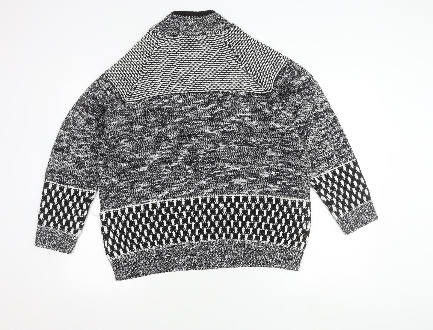 Marks and Spencer Women's Acrylic Jumper Black Size 20